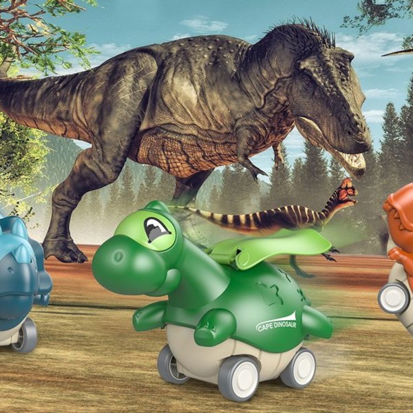 Dinosaur legetøj til drenge i alderen , presse og gå legetøjsbiler KLB