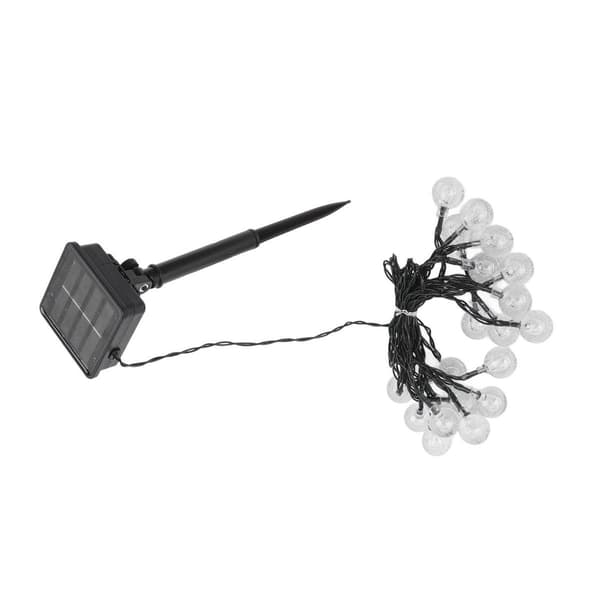 Solcellelysslynge 20 LED IP65 Vanntett 2 Moduser Dekorative KLB