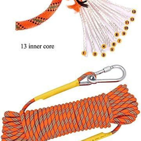 Udendørs reb diameter 8mm tyk nylon reb, 10m/20m KLB