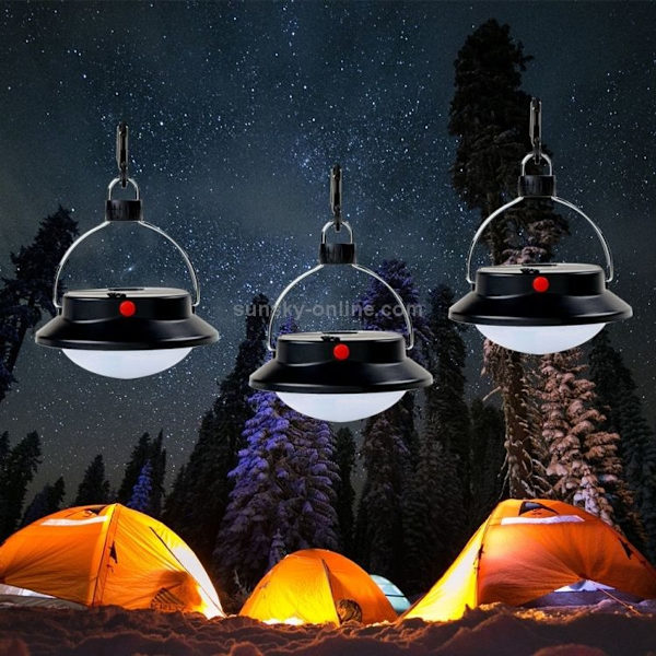 60LED utomhus camping tält lampor nödlampor, specifikationer: enkel lampa + karbin