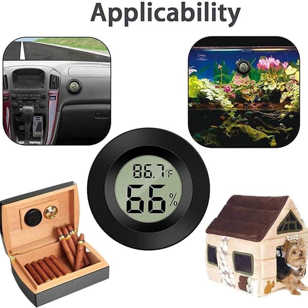 Mini digital hygrometer, inomhus termometer, LCD-skärm