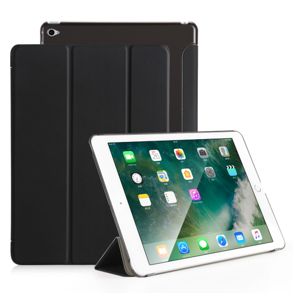 Älykäs case - musta iPad Air 1/2 ja iPad 9.7 Gen5/Gen6
