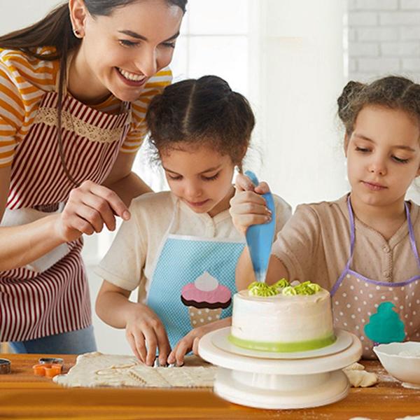 Piping-pussi ja kakunkoristeluvälineet, leivontatarvikkeet, sininen KLB
