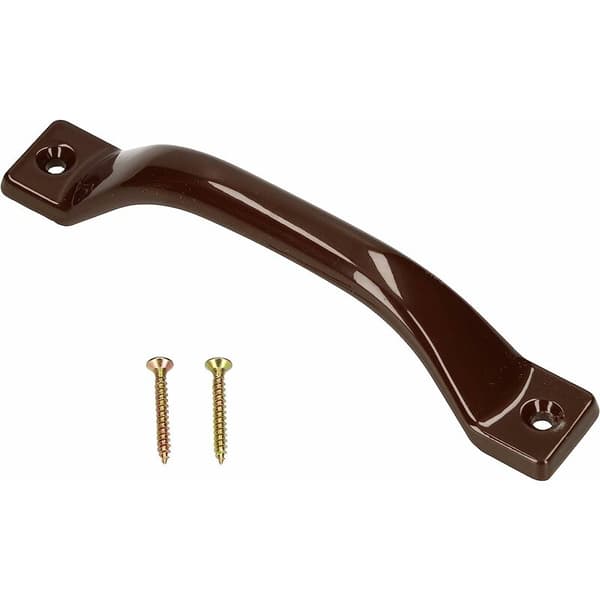 Sæt med 2 hvide møbelgreb 140mm Bronze KLB