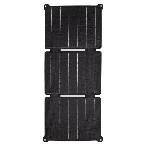21W sammenleggbart solcellepanel IPX6 vanntett USB DC utgang KLB