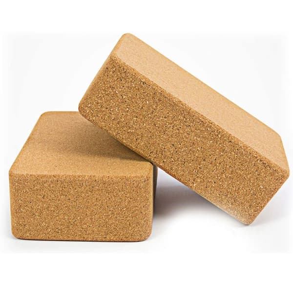 Yogablock set med 2 stycken, stabila och halkfria yogablock