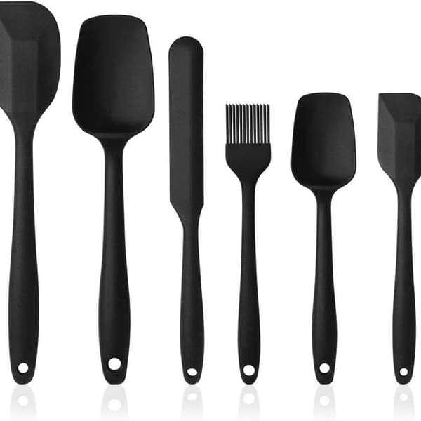 6-delt Bake Spatula Silikonbørste Bake Sett