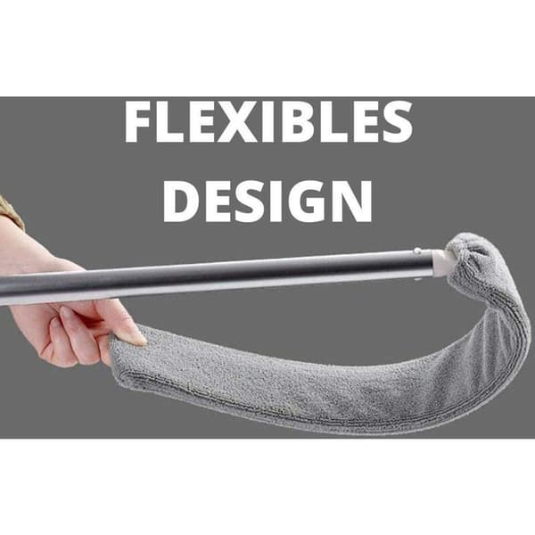 Manuell Groove Gap Clean Duster, Teleskopisk Gap Cleaner, Magic Microfiber Artifact D