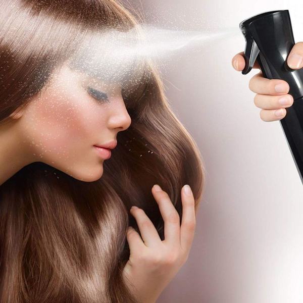 Sprayflaskor Kontinuerlig Ultra Fin Mist Tom Svart KLB