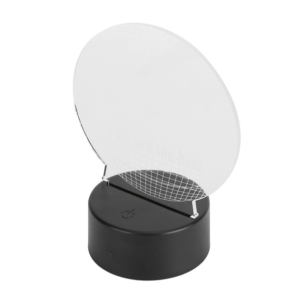 Basketball 3D LED-lampe nattlys berøringslampe for sengen til KLB