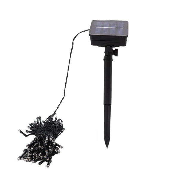 Solcelledrivne lysslynger dekorative 100 LED 8 moduser IP65 vanntett KLB