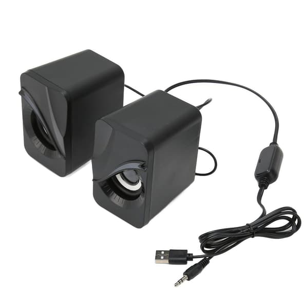 USB-drevne og kablede mini-computerhøjttalere KLB