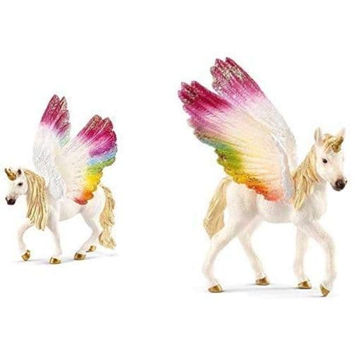 Schleich - Vingad Regnbågsenhörning - Vingad