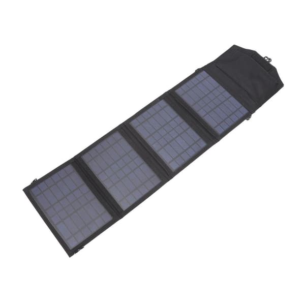Bærbar solcellepaneloplader, foldbar, effektiv PET-polymer KLB