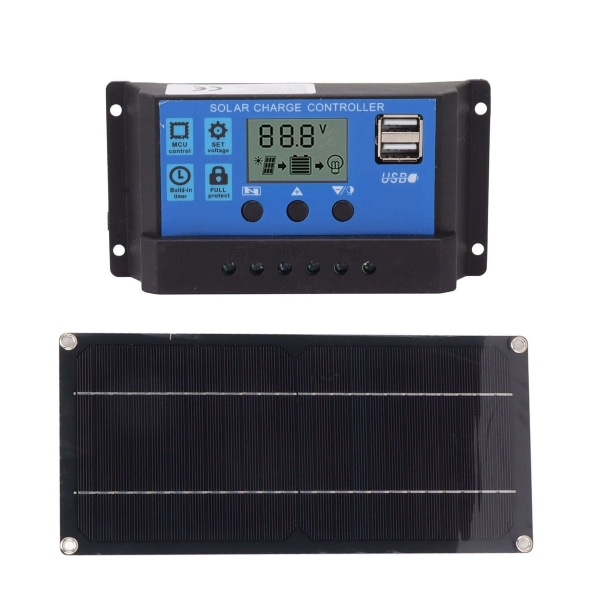 6W 100A monokristallint kiselsolpanel kit KLB