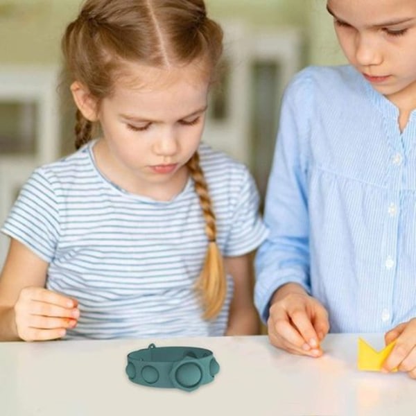 Mini Enkel Dimple Sensorisk Fidget Leksak Stressreducerande Armband Stressavlastning för Barn