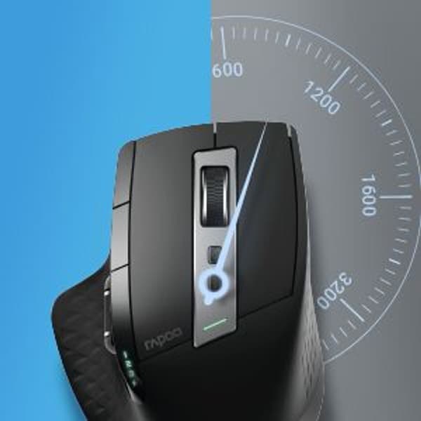 RAPOO Trådløs Mus Multi-Enhets Bluetooth Mus for Bærbar PC
