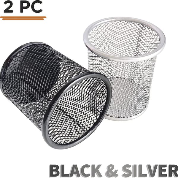 Mesh blyantholder skrivebordsarrangør - Multifunksjonell penn KLB