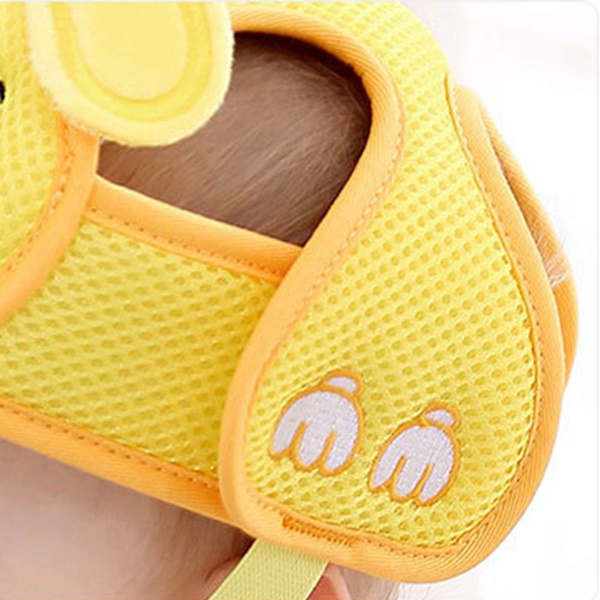 Baby Anti Kollision Hat Baby Toddler Hoved Hat Lysegul KLB