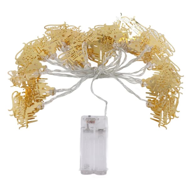 3 meter 20LED Ramadan-ljus Eid-fe-ljus smidesjärn KLB