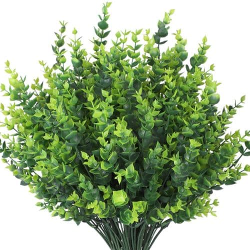 18 Bunter Konstgräs Konstgjorda Blommor Utomhus UV-Resistent