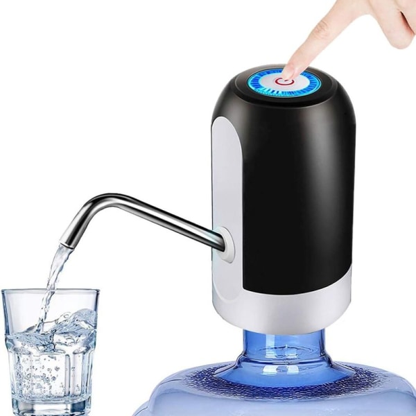 Vatten Dispenser Elektrisk Bärbar USB Laddning 5 Gallon Flaska Vattenpump