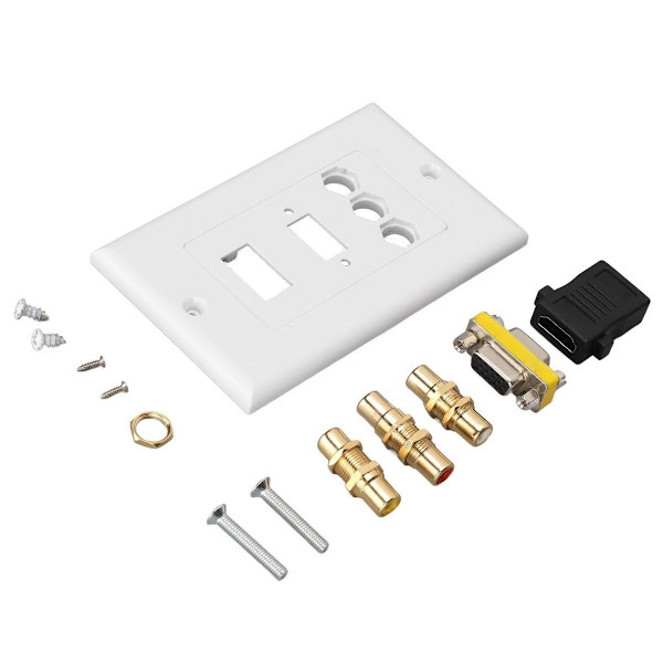 Multimediestik, HD-multimediegrænseflade, 3RCA, VGA, koaksial KLB
