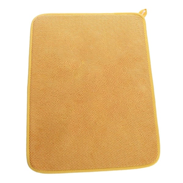 Astianpesualusta Mikrokuitu Kuivausmatto Super Absorbent Mikrokuitu Keltainen