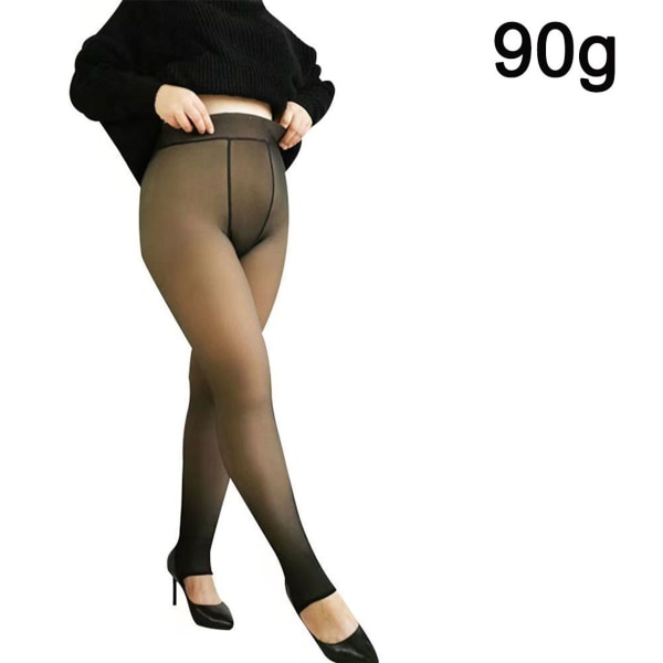 Fake Sheer Warm Tights Leggings Full Length Feet KLB