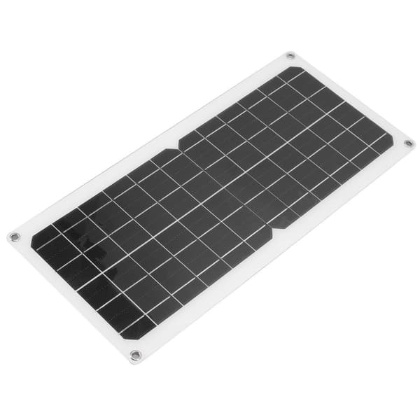 10W solcellepanel 43,5x20cm vanntett USB-utgang lett KLB