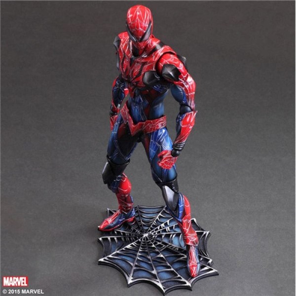 Play Arts Spiderman Supersankari Spider Man: Homecoming Action-hahmo Lelulelu 28 cm KLB