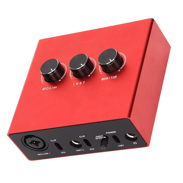 Ægte stereo lydkort, professionelt USB-interface til KLB