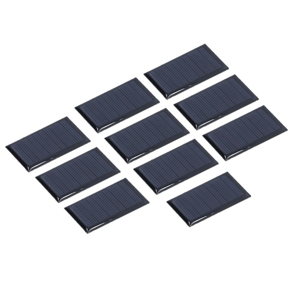 Pakke med 10 små vejrbestandige solceller til at gøre dig selv til KLB