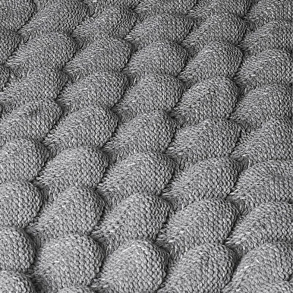 Plaid Hale Tæppe, Plaid Tæppe, Personlige Gaveideer 190 x 90 cm (Grå) KLB