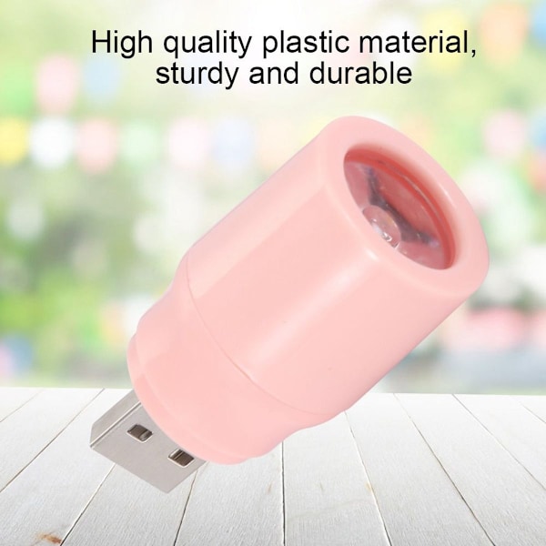 5V 1W långvarig plast mini USB LED-lampa för studier KLB