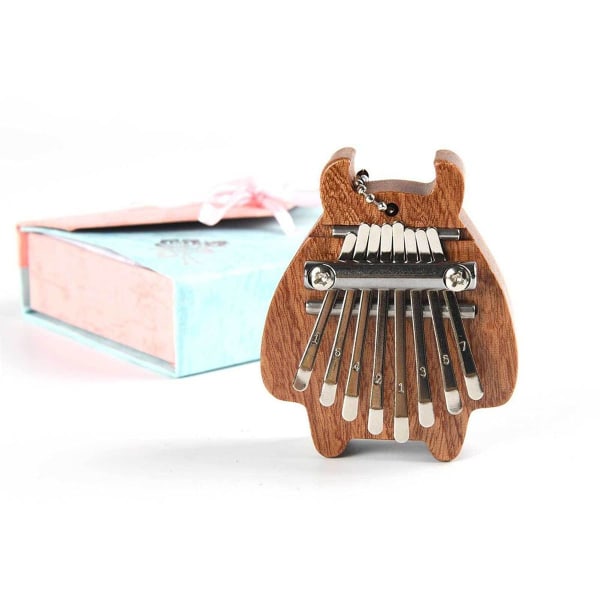 Kalimba 8 tangenter, thumb piano, mini thumb piano, finger piano, finger KLB