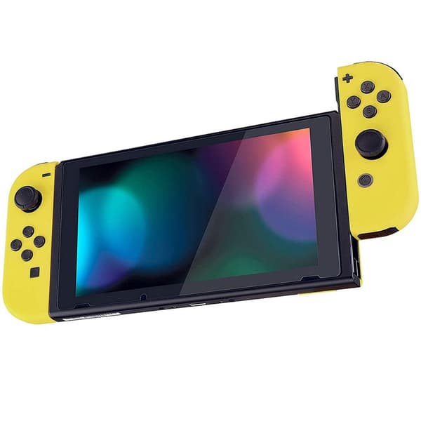 Beskyttende deksel for Nintendo Switch i gult