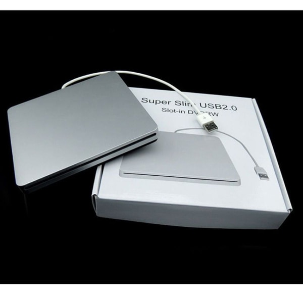 Ulkoinen CD-DVD-asema USB 3.0 Milfech Kannettava ohut CD/DVD-RW-poltin, tyyppi