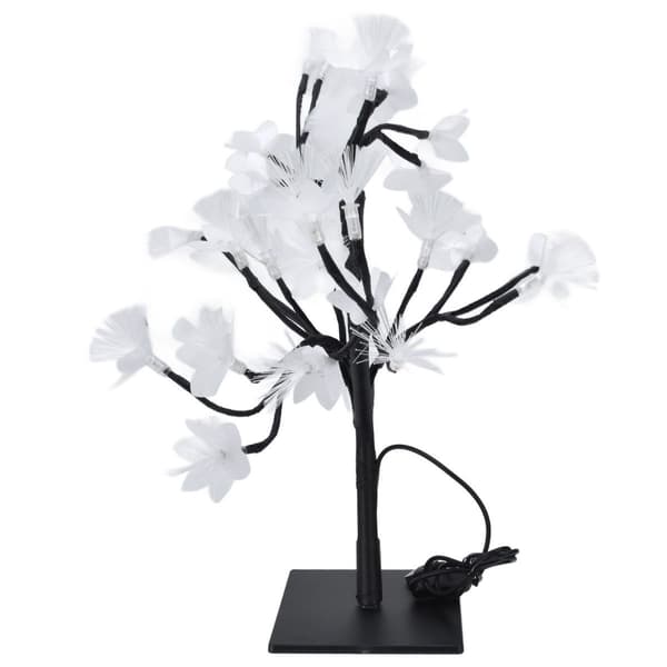 24LED fiberoptiskt trädlampa, USB-driven simulerad blomma KLB