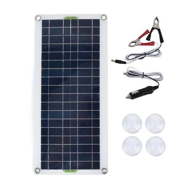 20W bærbar solcellepanel batterioplader 21V polysilicium KLB