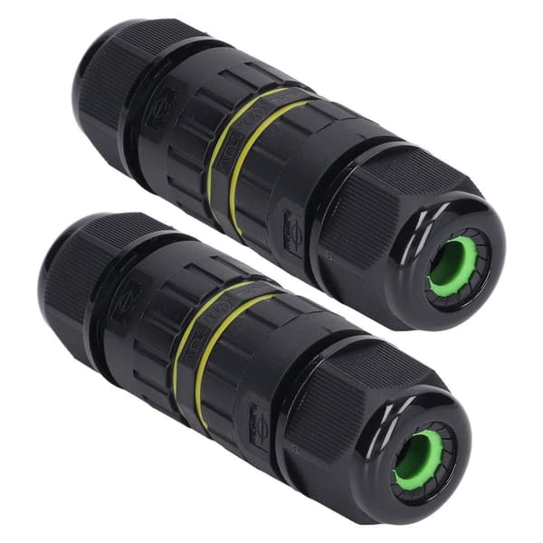 2-pack trädgårdskoppling M25 4-trådig IP68 KLB