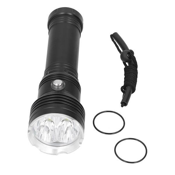 4LED vedenalainen valokuvaus taskulamppu 10000LM IPX8 KLB