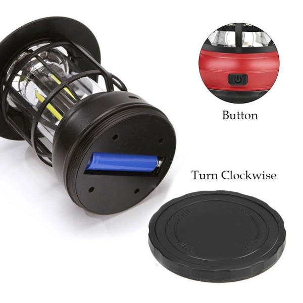 Utomhus Camping Tält Lampor Multifunktionell Retro Hängande Lykta Stil: USB Laddningsbar