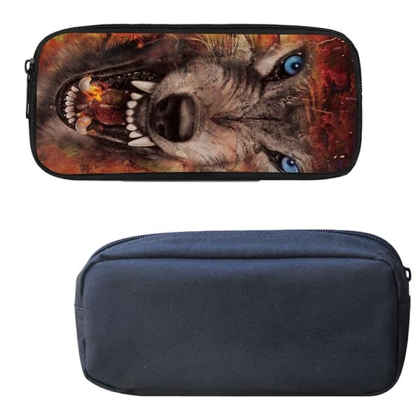 Blyantsæske til Piger Børn Canvas Pen Case Blød Form2 KLB