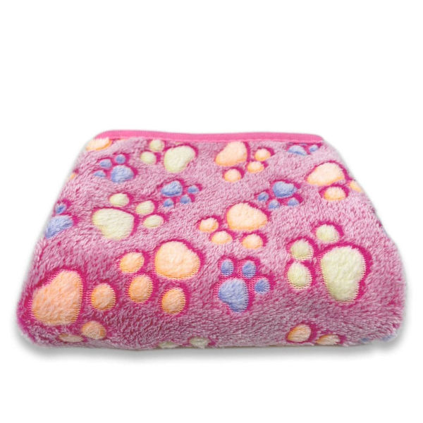 1 pakke 3 tæpper super bløde fluffy premium fleece kæledyr tæppe fortykket flannel tæppe til hund hvalp kat hjerte knogle pote, L 104*76cm