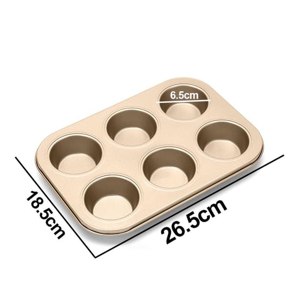 Muffinsform, cupcake-bakform, ingen fastklibbning, lätt att rengöra, cafébarstil 2 KLB