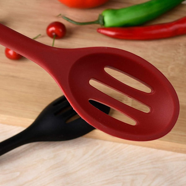 Silikone Non-Stick Skimmer Sæt med 2 Høj Varmebestandig
