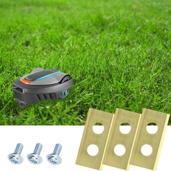 Pakke med 30 titanium-erstatningsblade til Worx Landroid-robot