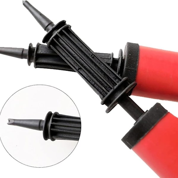 Manuell ballongpump 2-pack slumpmässig färg bra för pastell