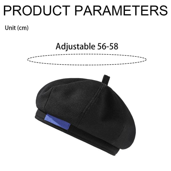 Dame Basketball Hat Vinterlue Baker Hat Justerbar for Kvinner KLB